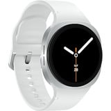 Samsung Galaxy Watch 8 3,3 cm (1.3") AMOLED 40 mm Digital 438 x 438 pixel Berøringsskærm 4G Sølv Wi-Fi GPS (satellit), SmartWatch Sølv, 3,3 cm (1.3"), AMOLED, Berøringsskærm, 32 GB, GPS (satellit), 30 g