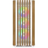 Sharkoon Rebel C70G RGB, Towerkabinet Hvid/træ