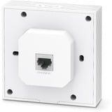 TP-Link Omada EAP650-Wall 3000 Mbit/s Hvid Strøm over Ethernet (PoE), Adgangspunktet Hvid, 2.4 GHz, 5 GHz, 3000 Mbit/s, SNMP, SSH, WPA-Enterprise, WPA2-Enterprise, 10,100,1000 Mbit/s