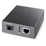 TP-Link Omada TL-FC111B-20 netværksomformer til medie 100 Mbit/s Enkeltilstand Sort, Media Converter 100 Mbit/s, IEEE 802.3, IEEE 802.3i, IEEE 802.3x, 10BASE-T, 100BASE-T, 100BASE-FX, 100 Mbit/s, Fuld, Halvt