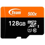 Team Group TUSDX128GUHS03 hukommelseskort 128 GB MicroSDXC UHS-I Klasse 10 Sort/Orange, 128 GB, MicroSDXC, Klasse 10, UHS-I, 80 MB/s, 20 MB/s