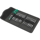 Wera Kompakt 60 KK Topnøglesæt Sort/Grøn, Topnøglesæt, 1/4", Metric, 17 hoved(er), 10,15,20,25,30,40 mm, PH1,PH2,PH3,PZ1,PZ2,PZ3