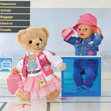 ZAPF Creation BABY born® Deluxe Rejse-Outfit 43 cm, Dukke tilbehør 