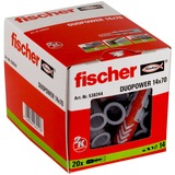 fischer Dyvel Lys grå/Rød