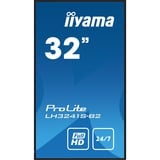 iiyama LH3241S-B2, Offentlig visning Højglans sort