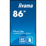 iiyama LH8664UHS-B2AG, Offentlig visning Sort (mat)