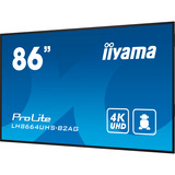iiyama LH8664UHS-B2AG, Offentlig visning Sort (mat)