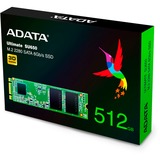 ADATA Ultimate SU650 M.2 512 GB Serial ATA III 3D NAND, Solid state-drev 512 GB, M.2, 550 MB/s, 6 Gbit/sek.