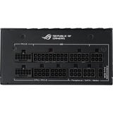 ASUS ROG -LOKI-1200T-SFX-L-GAMING enhed til strømforsyning 1200 W 20+4 pin ATX Sort, Sølv, PC strømforsyning Hvid, 1200 W, 100 - 240 V, 1200 W, Aktiv, 110 W, 1200 W