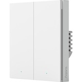Aqara Smart Wall Switch - Double rocker (With Neutral), Knappen Hvid