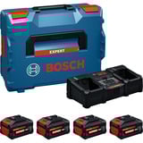 Bosch EXPERT startpakke 18V, 2x EXBA 18V-80/-55 + oplader EXAL18V2-320, Sæt Sort