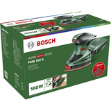 Bosch PSM 160 A Multi slibemaskine 24000 rpm 160 W, Multi Sander Grøn, Multi slibemaskine, 24000 rpm, 1,6 mm, 0,8 mm, Vekselstrøm, 160 W