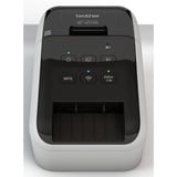 Brother QL-810W etiketprinter Direkte termisk Farve 300 x 600 dpi 176 mm/sek. Kabel & trådløs DK Wi-Fi Sort/Hvid, DK, Direkte termisk, 300 x 600 dpi, 176 mm/sek., Farve, Kabel & trådløs