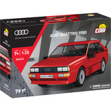 COBI Audi Quattro 1980, Bygge legetøj Rød