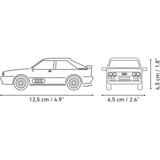 COBI Audi Quattro 1980, Bygge legetøj Rød