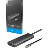 Chieftec DSC-502 mobil dockingstation Grå, Docking station Titanium, CB EAC, USB Type-C, Grå