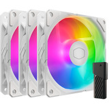 Cooler Master SickleFlow Edge 120 ARGB White Edition Blæserkit, Sag fan Hvid