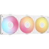 Corsair iCUE LINK RX360 II Unified Frame RGB-PWM, Sag fan Hvid