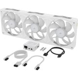 Corsair iCUE LINK RX360 II Unified Frame RGB-PWM, Sag fan Hvid