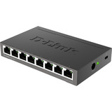D-Link DGS-108 netværksswitch Ikke administreret L2 Gigabit Ethernet (10/100/1000) Sort Sort, Ikke administreret, L2, Gigabit Ethernet (10/100/1000), Fuld duplex