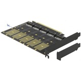 DeLOCK 90435 interface-kort/adapter Intern M.2 PCIe, M.2, PCIe 3.0, 0,5 m, Kina, Windows 10, Windows 7, Windows 8.1