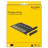 DeLOCK 90435 interface-kort/adapter Intern M.2 PCIe, M.2, PCIe 3.0, 0,5 m, Kina, Windows 10, Windows 7, Windows 8.1