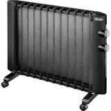 DeLonghi HMP 1500 varmeapparat Sort 1500 W Radiator, Niveau konvektor Sort, Radiator, Væg, Gulv, Sort, Dreje, 1500 W, 750 W