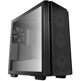 DeepCool CG560 Midi Tower Sort, Towerkabinet Sort, Midi Tower, PC, Sort, ATX, EATX, micro ATX, Mini-ITX, ABS, SPCC, Hærdet glas, Spil