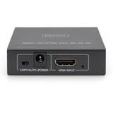 Digitus 4K HDMI-splitter, 1x2, HDMI splitter Sort