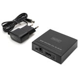 Digitus 4K HDMI-splitter, 1x2, HDMI splitter Sort