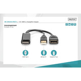 Digitus AK-330101-002-S, Adapter Sort