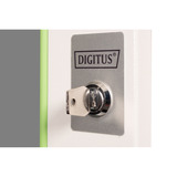 Digitus Glasfrontdør til 19" 16U vægboks Unique-serie, Frontpanel grå