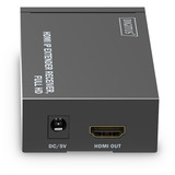 Digitus HDMI IP Extender Receiver DS-55518, Full HD, HDMI-udvidelse forlænger Sort