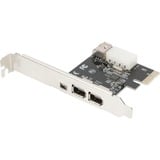 Digitus PCI Express-kort Firewire 1394a (3+1 porte), Interface card 