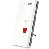 FRITZ! 2700 Bridges og Repeaters Hvid/grå, Repeater 2700, Netværksgentager, 125 Mbit/s, Wi-Fi, Ethernet LAN, Hvid
