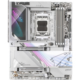 GIGABYTE X870E AORUS MASTER X3D ICE, Bundkort Sølv/Hvid
