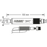 Hazet 9032M-36, Vinkelsliber Sort
