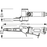 Hazet 9033N-4, Båndsliber Blå/Sort