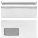 Herlitz 00768804 kuvert Papir Hvid Hvid, DL (110 x 220 mm), Papir, Hvid, 75 g/m²