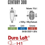 High Peak Century 300, Sovepose mørk rød/grå