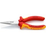 KNIPEX 25 06 160 Side-cutting pliers tang, Gripper Side-cutting pliers, Krom-vanadium-stål, Plastik, Rød/orange, 16 cm, 146 g