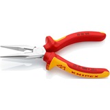 KNIPEX 25 06 160 Side-cutting pliers tang, Gripper Side-cutting pliers, Krom-vanadium-stål, Plastik, Rød/orange, 16 cm, 146 g