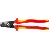 KNIPEX 95 18 225, Skære tang Rød/Gul
