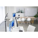 Kensington Skrivebordsmonteret C-klemme til A1000-teleskop til mikrofoner, webcams og belysningssystemer, Mount Sort, webcams og belysningssystemer, Desktop mikrofonstativ, Skrivebordsmonteret base, Sort, MIL-STD-810H Method 504.3 Contamination by Fluids, 695 g, 51 mm