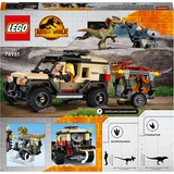LEGO Pyroraptor og dilophosaurus-transport, Bygge legetøj Byggesæt, 7 År, Plast, 254 stk, 438 g