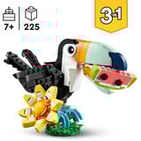 LEGO Vilde dyr: Tropisk tukan, Bygge legetøj Byggesæt, 7 År, Plast, 225 stk, 323 g
