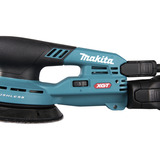 Makita Batteri-excentersliber BO001CGZ XGT, 40 volt, Tilfældige rystepudser Blå/Sort