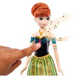 Mattel Disney Frozen Singing Anna Fashion Doll, Dukke Disney Frozen Singing Anna Fashion Doll, Mode dukke, Hunstik, 3 År, Dreng/Pige, Klingende, 300 mm