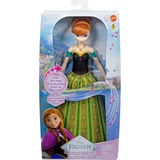 Mattel Disney Frozen Singing Anna Fashion Doll, Dukke Disney Frozen Singing Anna Fashion Doll, Mode dukke, Hunstik, 3 År, Dreng/Pige, Klingende, 300 mm