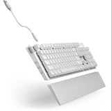 NZXT Gaming-tastatur Hvid, DE-layout, NZXT Optical